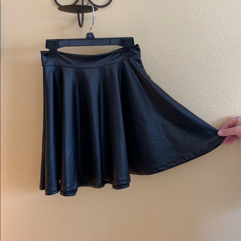 Pleather skirt